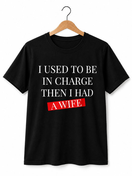 WIFE QUOTES BLACK CLASSIC FIT PREMIUM 100% COTTON T-SHIRT