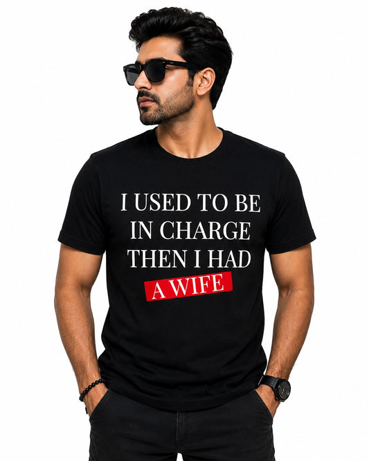 WIFE QUOTES BLACK CLASSIC FIT PREMIUM 100% COTTON T-SHIRT